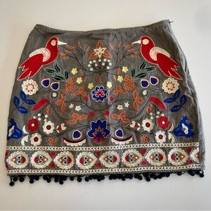 Altar'd State Embroidered Skirt